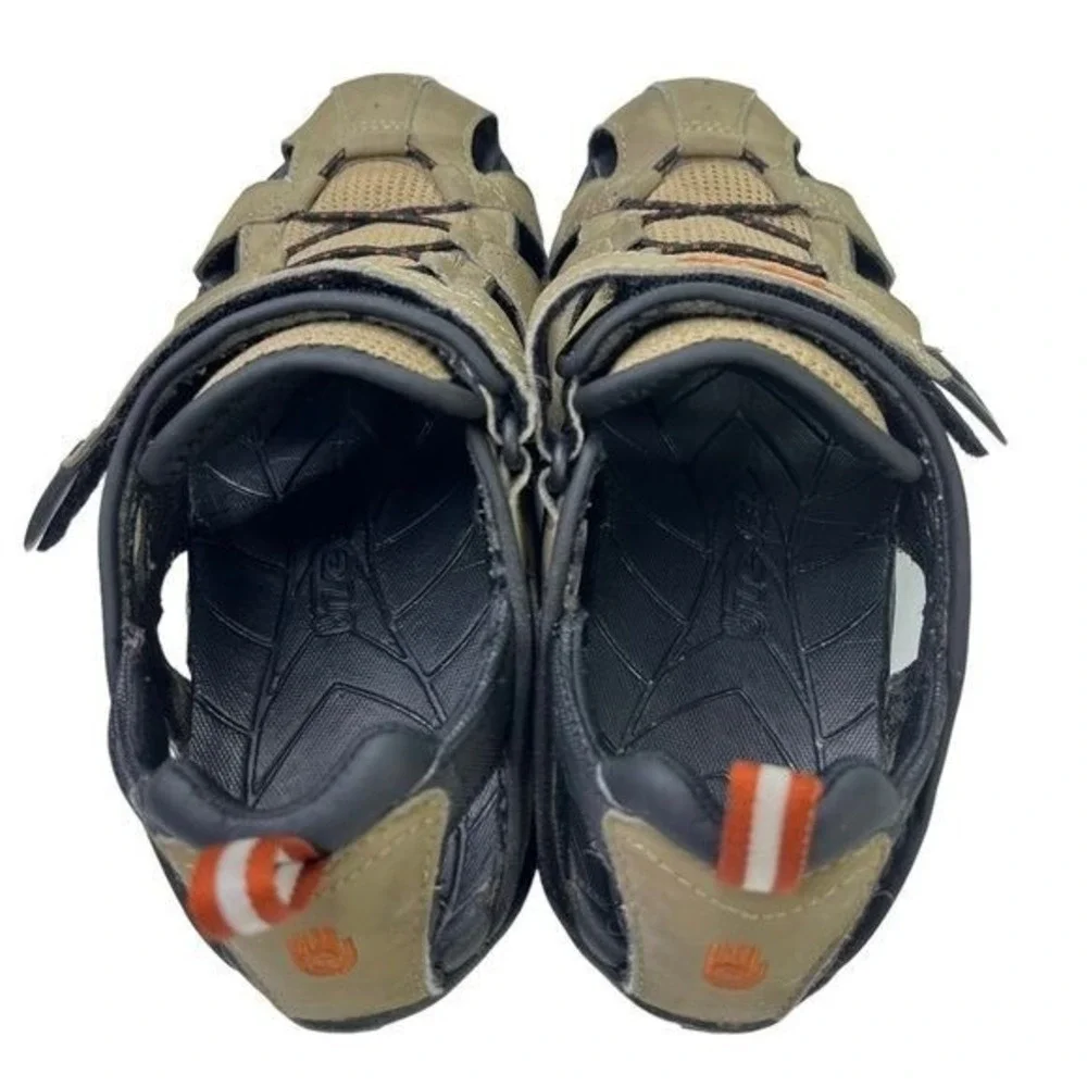 Teva Closed Toe Hiking Sandals Leather Trail Outdoor Sport Y2K Minimalist Mens 8